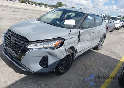 2021 Nissan Kicks Sv Xtronic Cvt z USA, uszkodzony, nr VIN 3N1CP5CV6ML469344